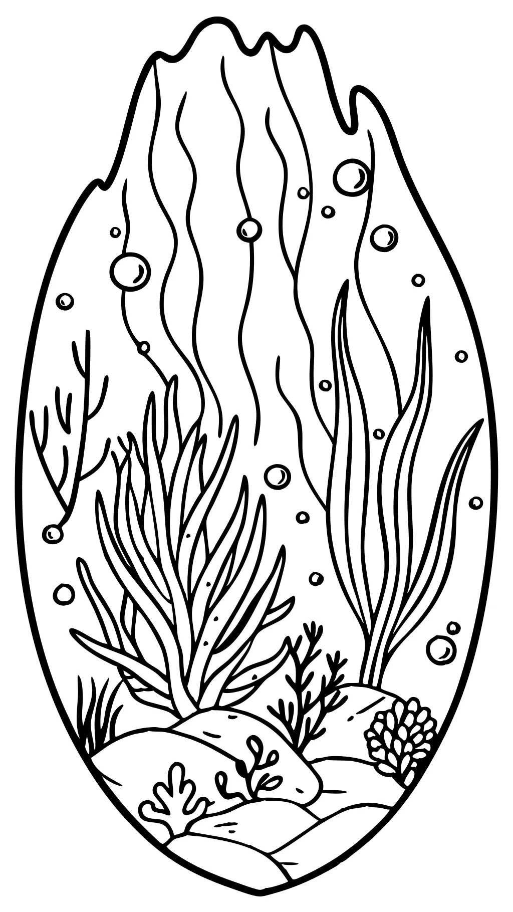 acroalgae coloring page